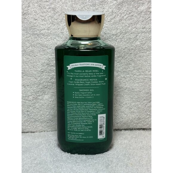 Bath & Body Works Vanilla Bean Noel Shower Gel 10 fl oz - Picture 2 of 2